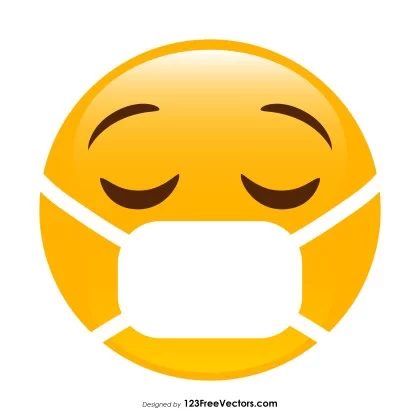 New Article Analyzes Face Mask Wearing 33574 face with medical mask emoji clipart