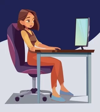 telework woman extra small